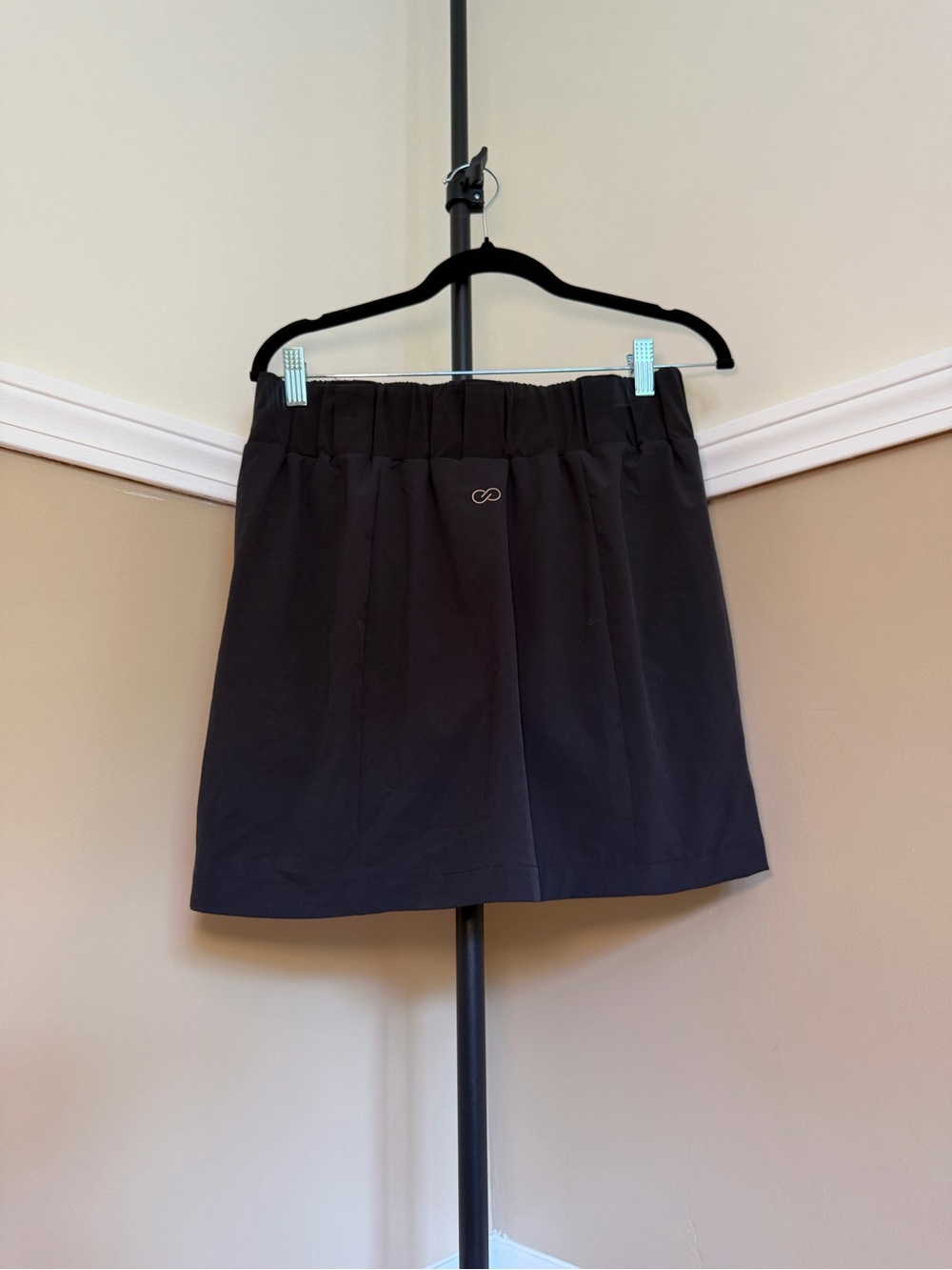 Women's Black Active Skort with Elastic Waist Calia size small